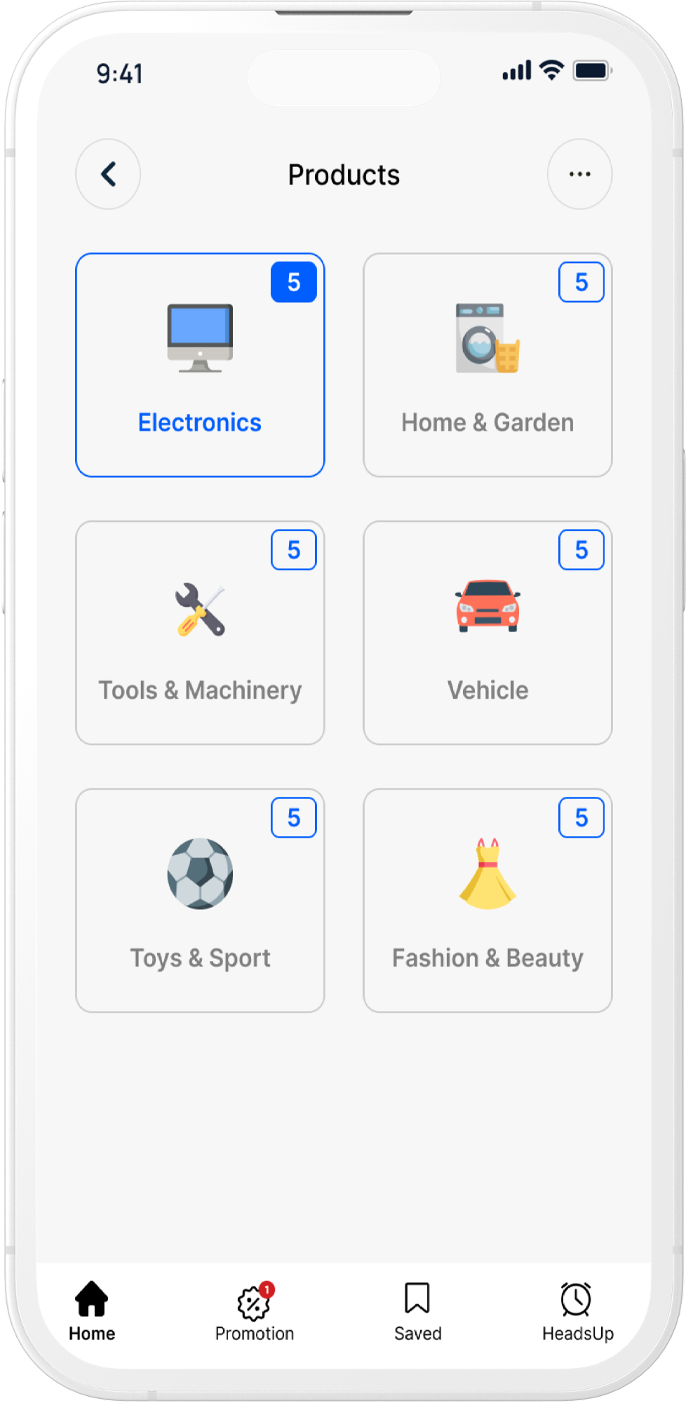 Retailer app preview products
